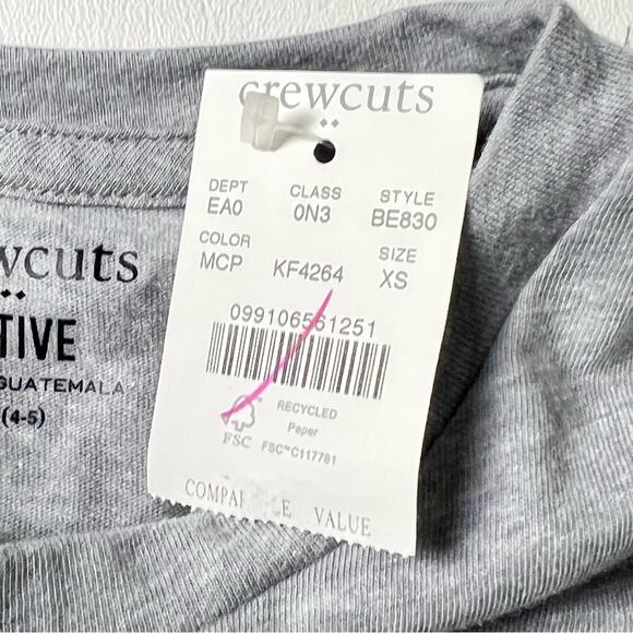 Crewcuts Active Boys Short Sleeve Graphic Tee Sz XS (4-5) - Picture 4 of 7